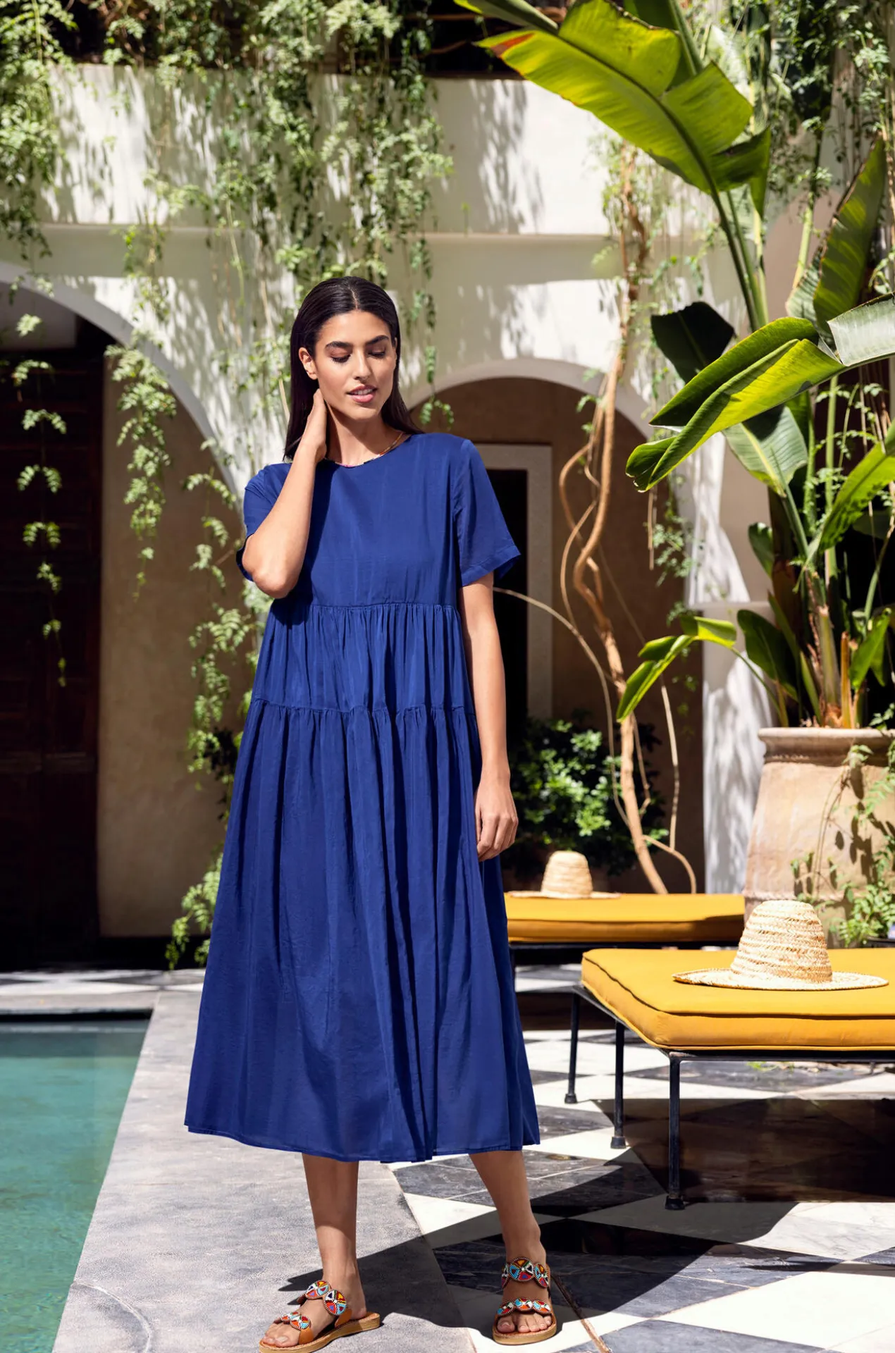 Kiltie Voile-Sommerkleid