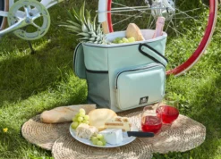 Komfortable Fahrradkorb-Kühltasche