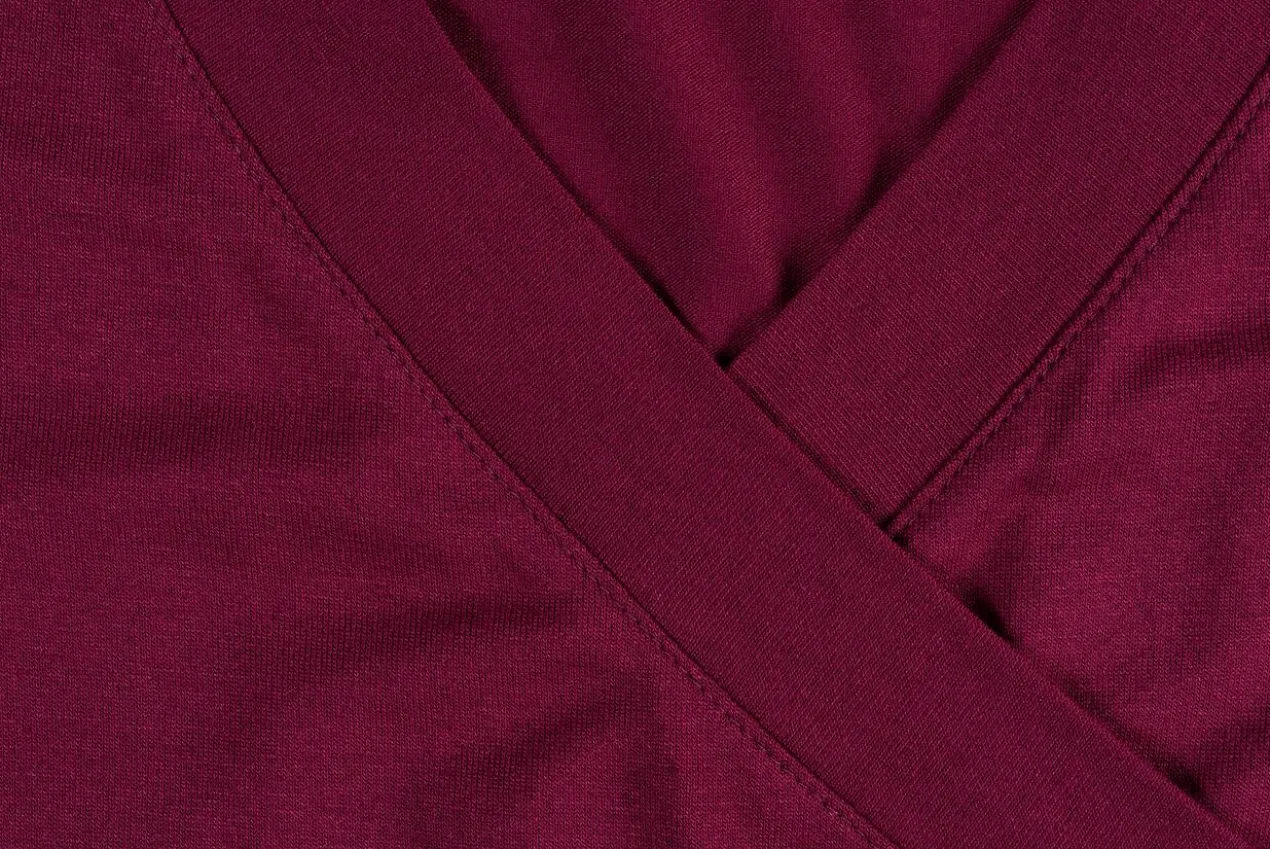 Kurzarm-Wickel-Shirt