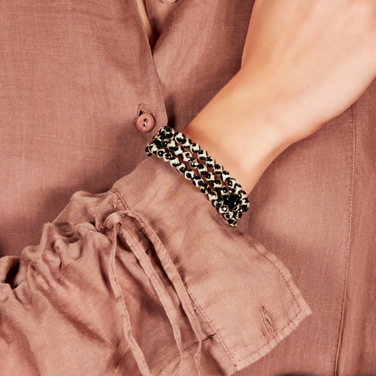 langani Tibet-Achat-Armreif