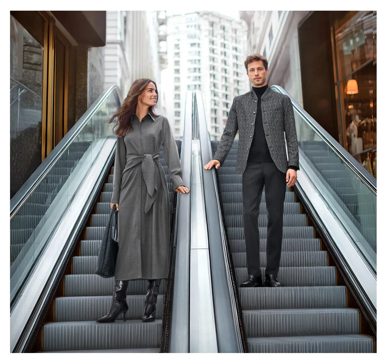 LaSalle Amsterdam Easy-Wollmix-Kleid