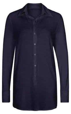 LaSalle Amsterdam Tencel™-Long-Bluse