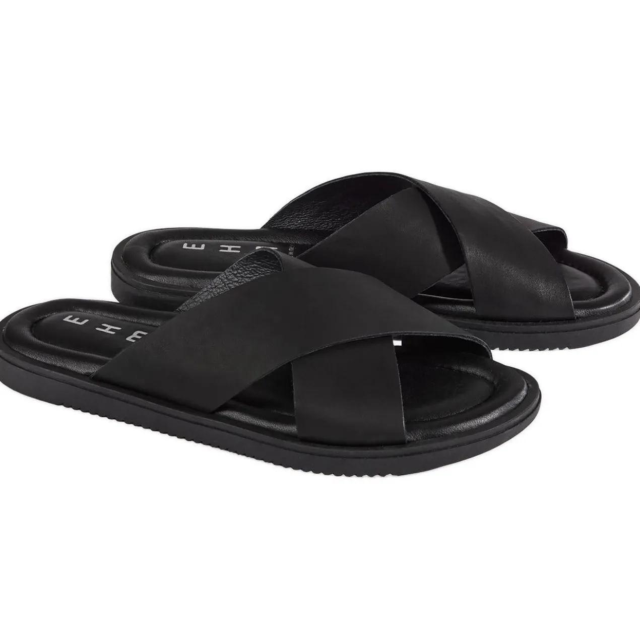 Leder-Pantolette