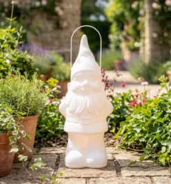 LED-Gartenzwerg