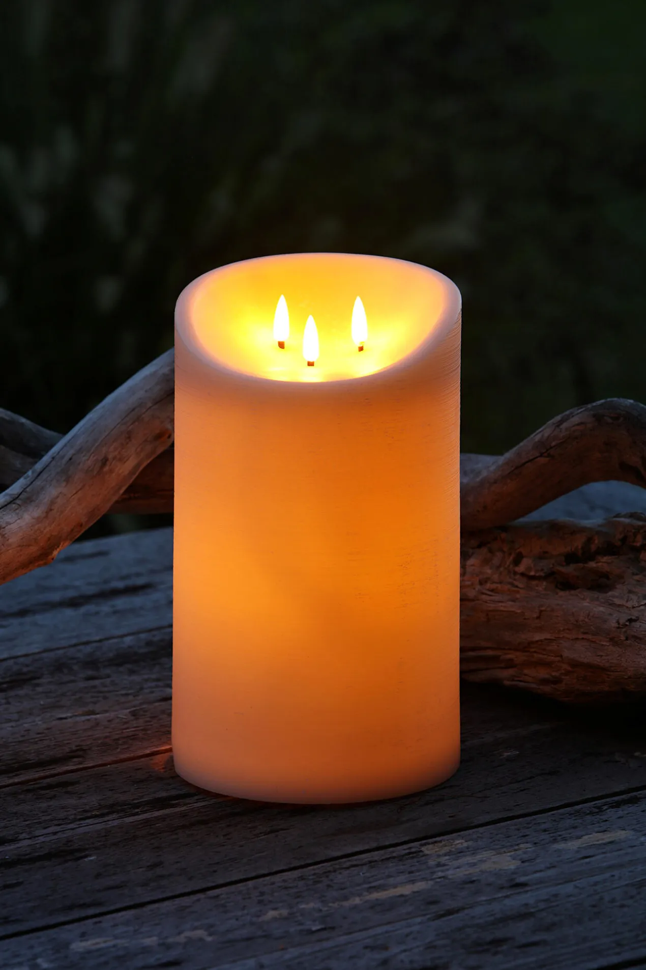LED Wachs-Outdoorkerze
