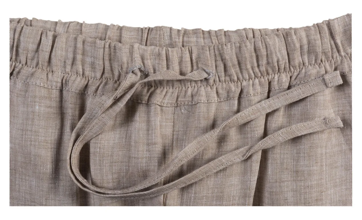 Leinen-Loungewear-Ensemble