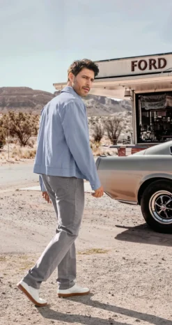 Leinen-Lyocell-Sommerblouson