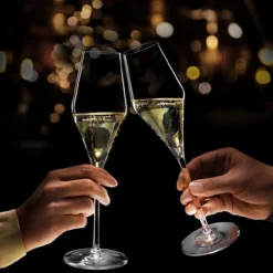 Leuchtende Sekt- und Champagnergläser, 2er-Set