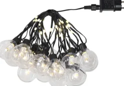 Lichterkette mit beleuchtetem Kabel