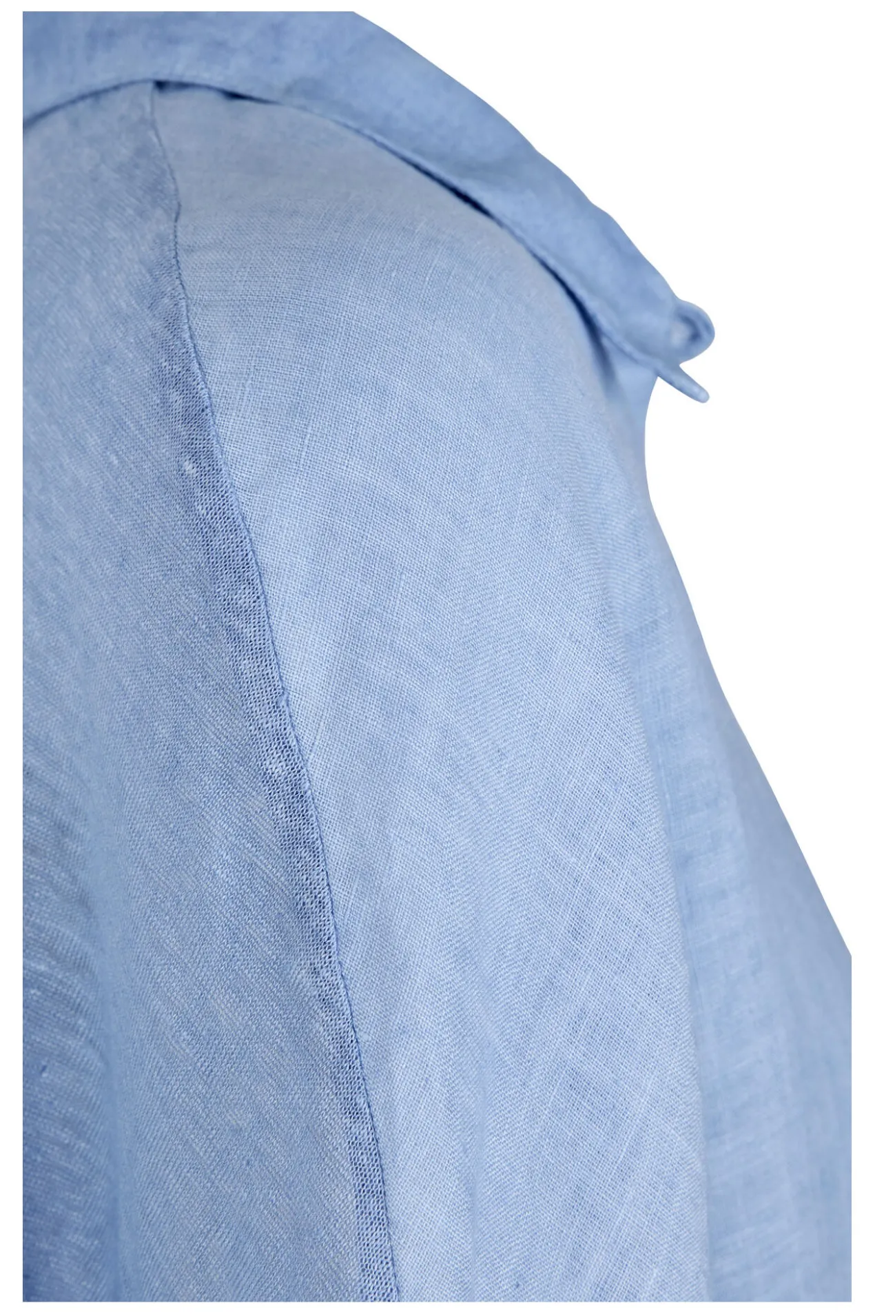 120% Lino Leinen-Jersey-Blusenshirt