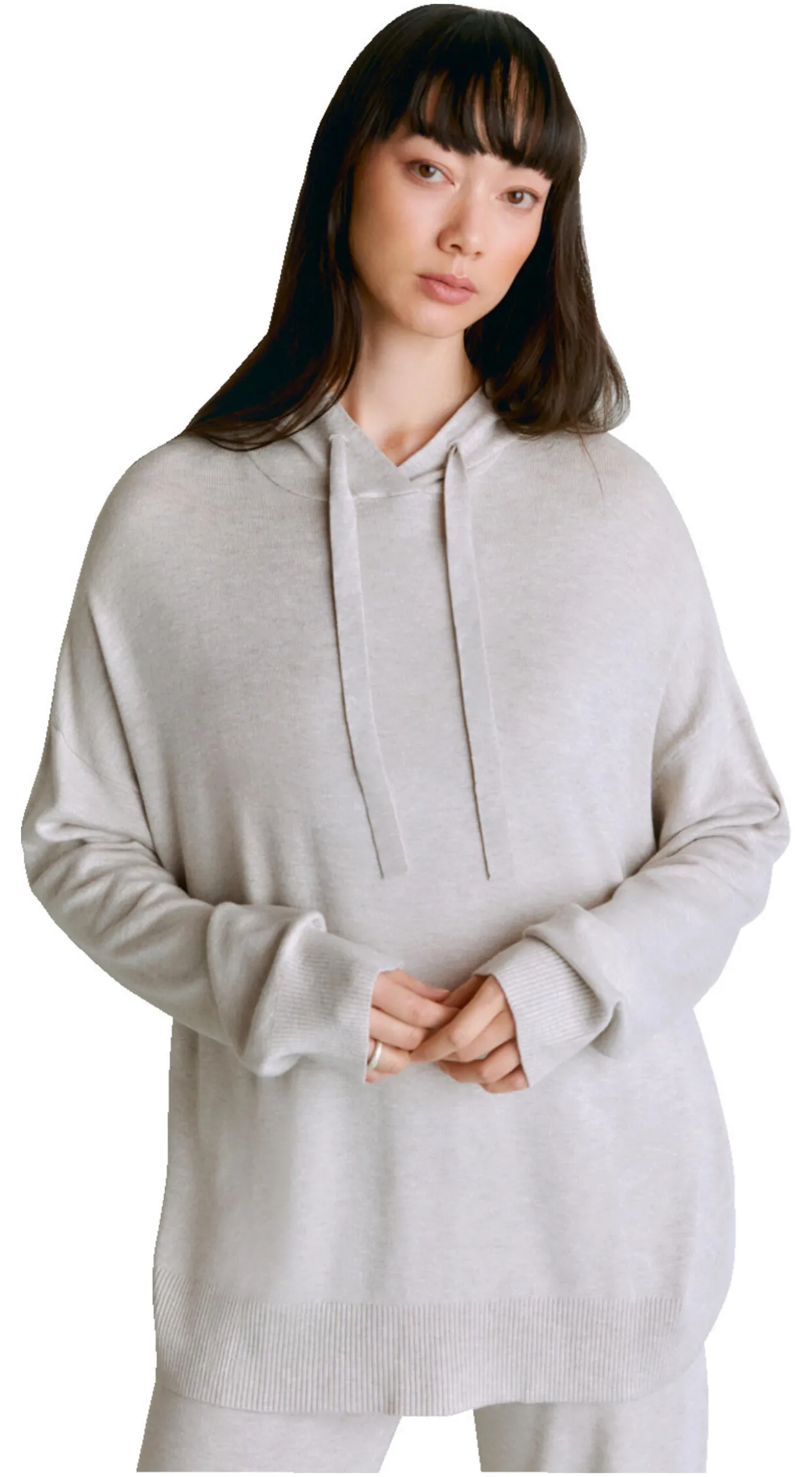 Lyocell/Kaschmir-Hoodie