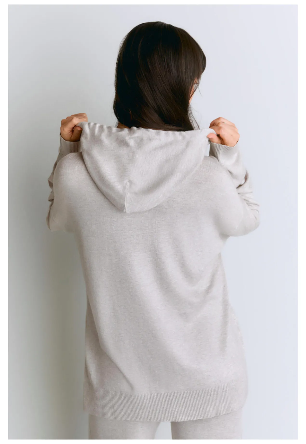 Lyocell/Kaschmir-Hoodie