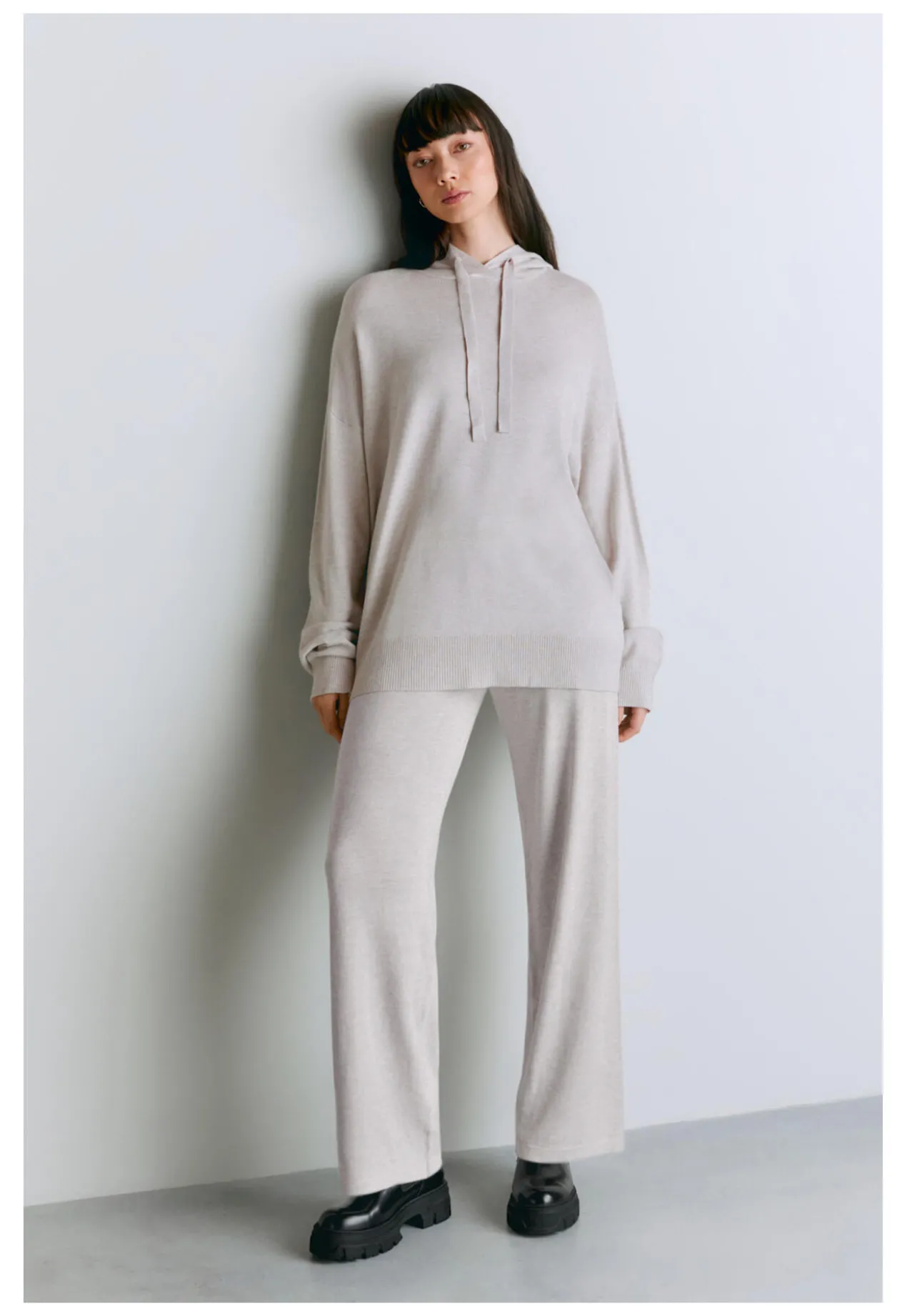 Lyocell/Kaschmir-Hoodie