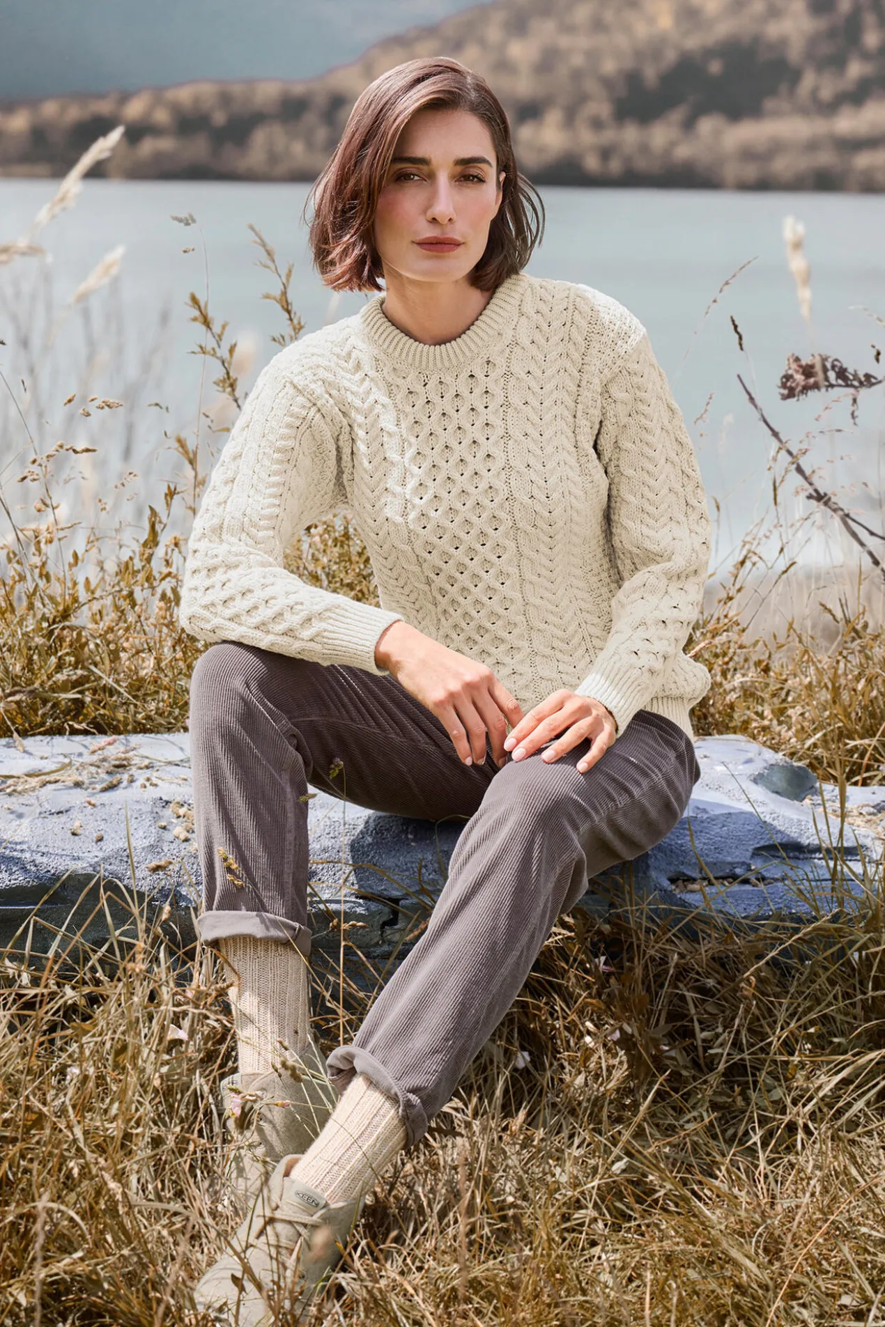 Merino-Aran-Pullover