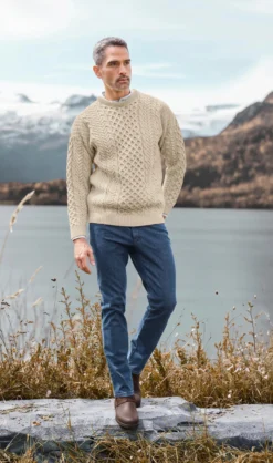 Merino-Aran-Pullover