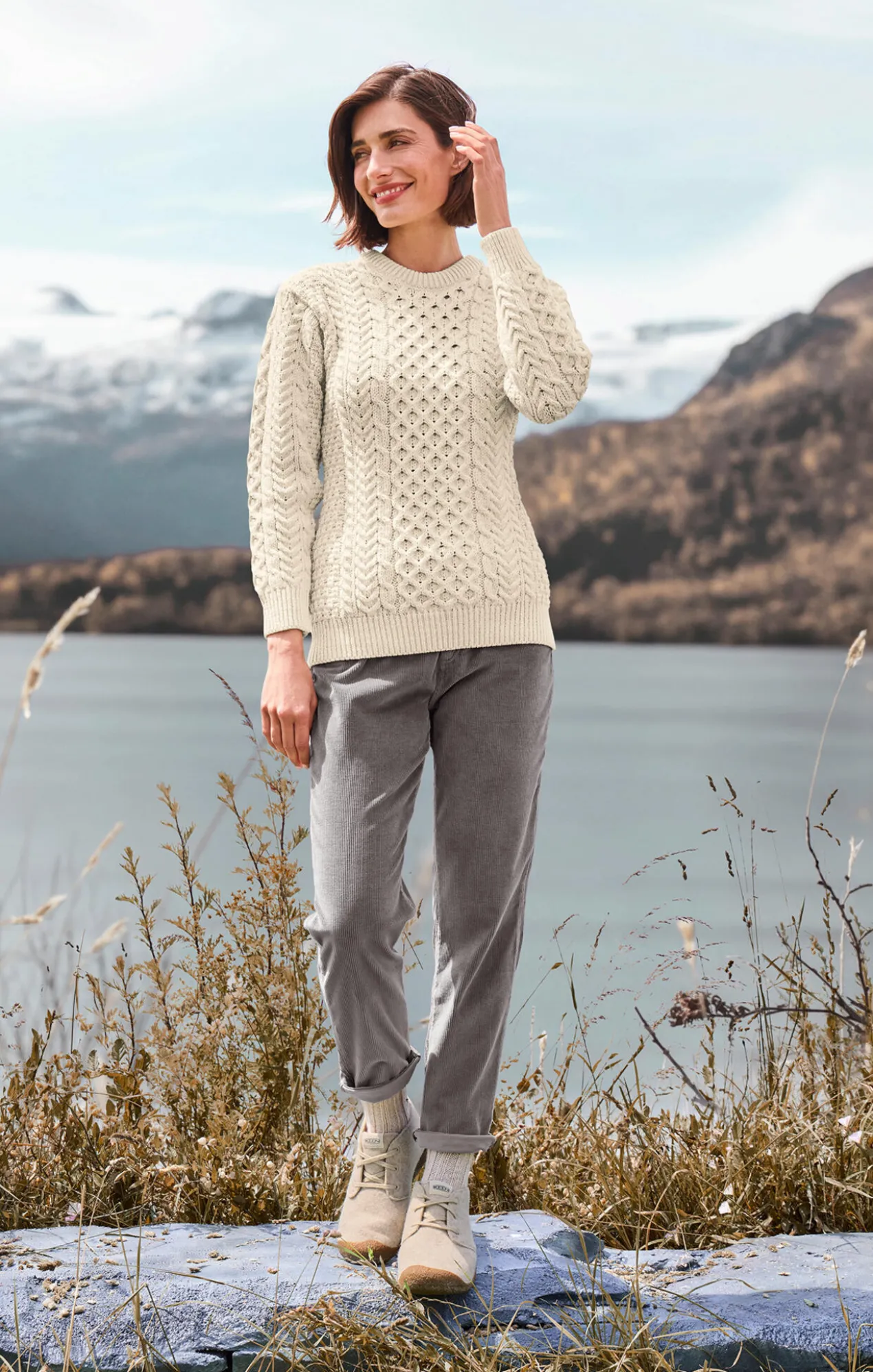 Merino-Aran-Pullover