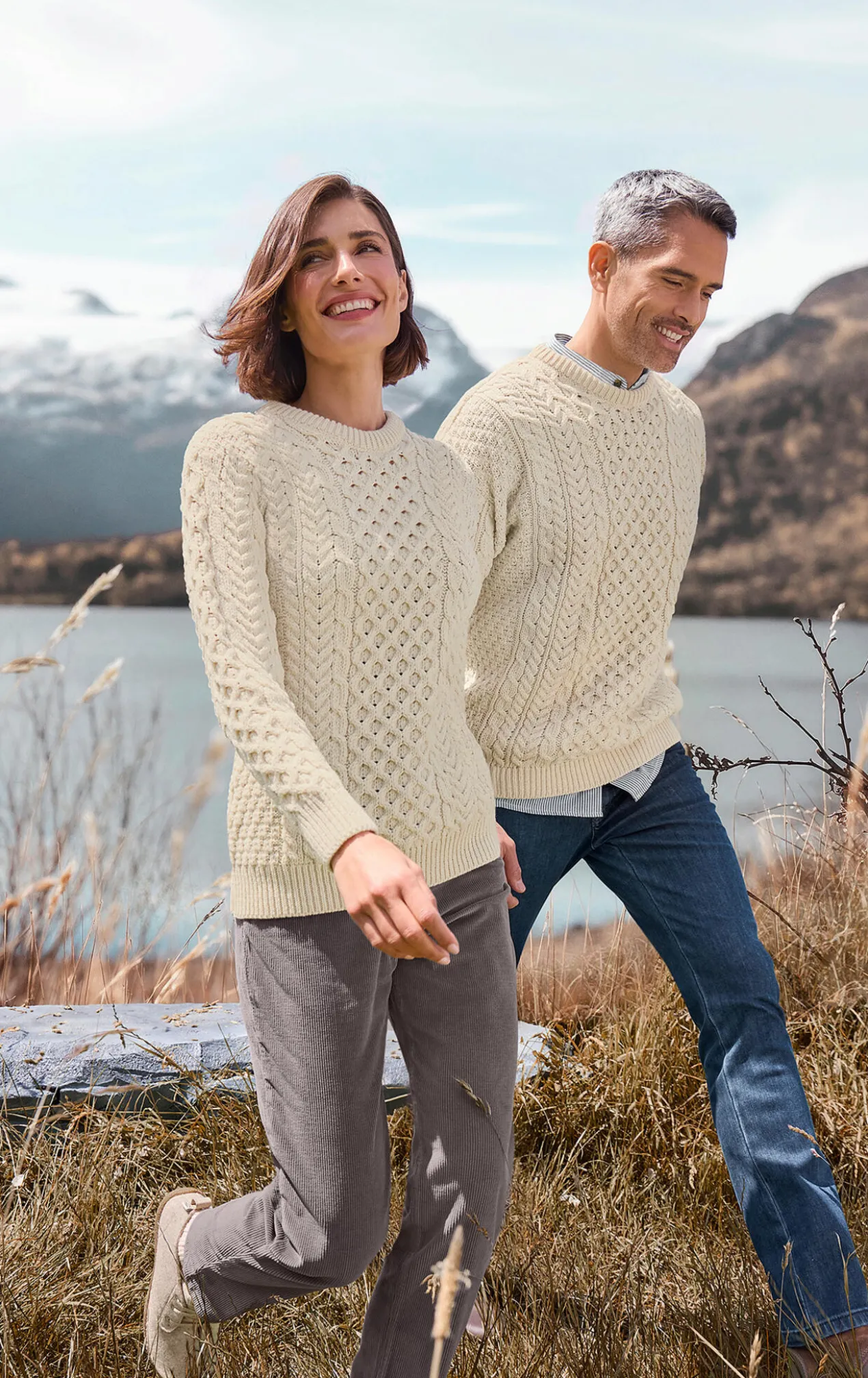 Merino-Aran-Pullover