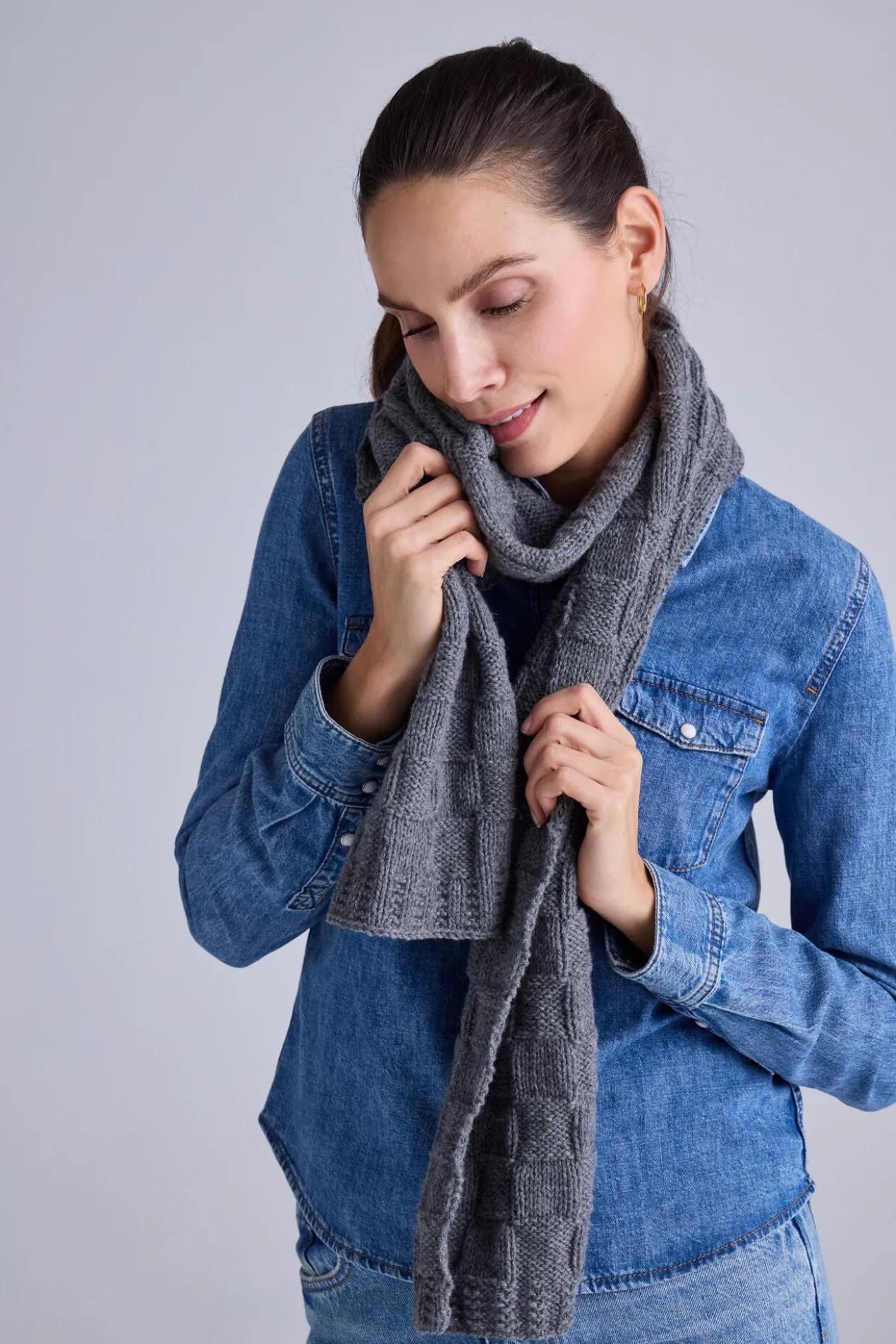 Merino-Kaschmir-Schal Strickset