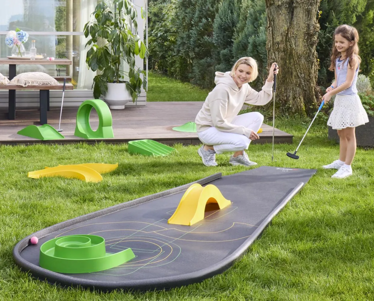 Minigolfplatz zum Mitnehmen