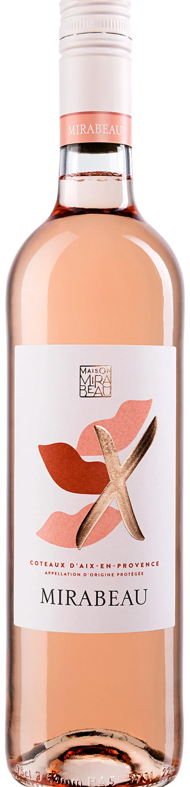 Mirabeau X Rosé Provence 2025, Coteaux d’Aix en Provence AOC, Frankreich