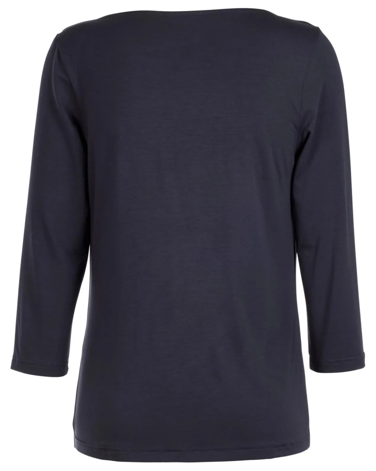 Modal Micro-Wasserfallkragen-Shirt