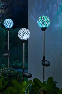 Mosaik-Solargartenstecker, 3er-Set