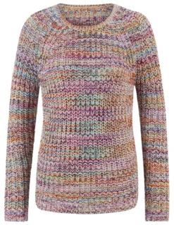 Multicolor-Baumwollpullover