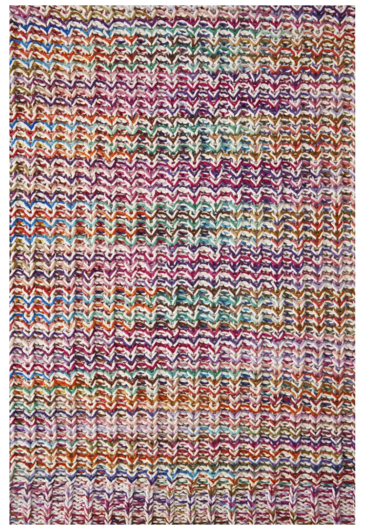 Multicolor-Baumwollpullover