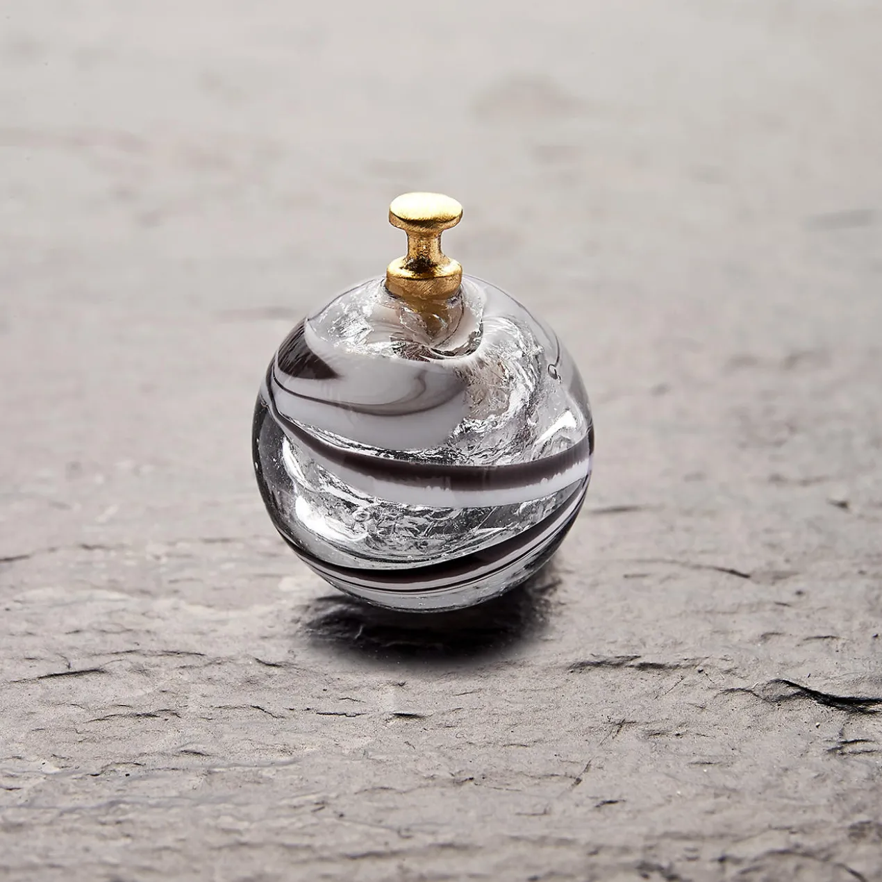 Muranoglas Vario-Collier, inkl. Einhängeclip und Wechselperle Day&Night