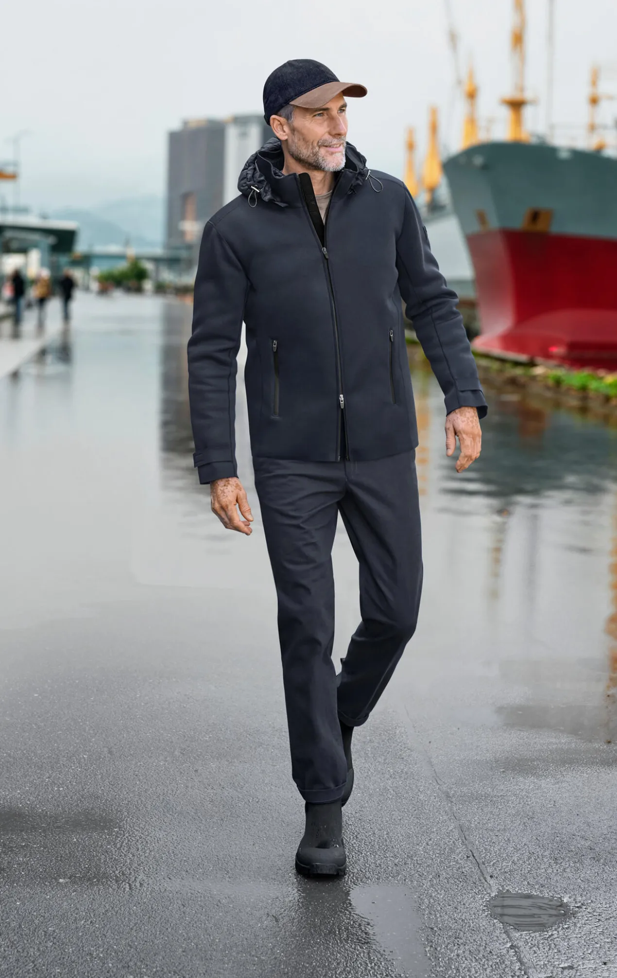 Neopren-Outdoorjacke