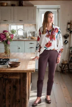 Neu Nomads Flower-Flanellbluse