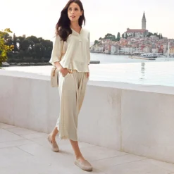Neu Nomads Palazzo-Pants, Cropped-Palazzo-Pants oder Tunika-Bluse