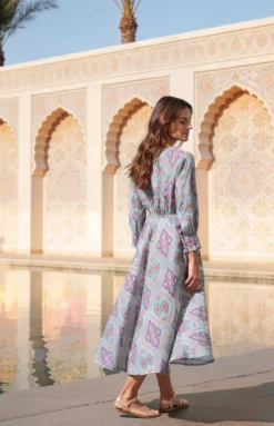 Nimo With Love Ikat-Kleid
