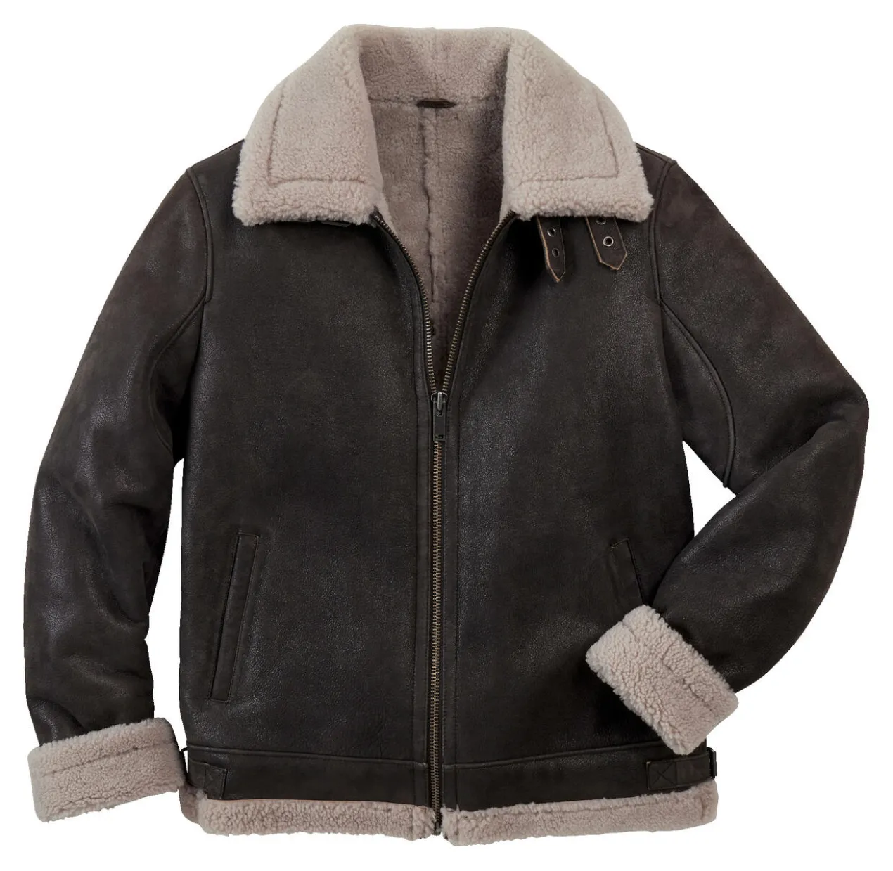 OCONI B3 Lammfell-Fliegerjacke