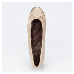 OCONI Lammfell-­Ballerinas
