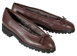 OCONI Lammfell-­Ballerinas