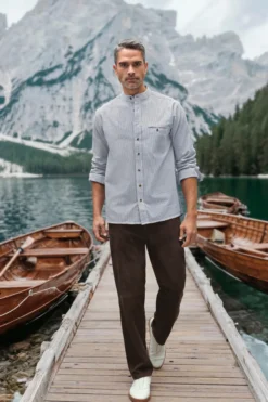 OCONI Veloursleder-Five-Pocket