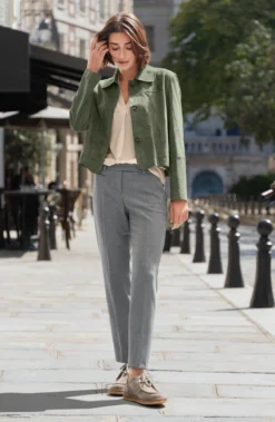 OCONI Ziegenvelours-Hemdjacke