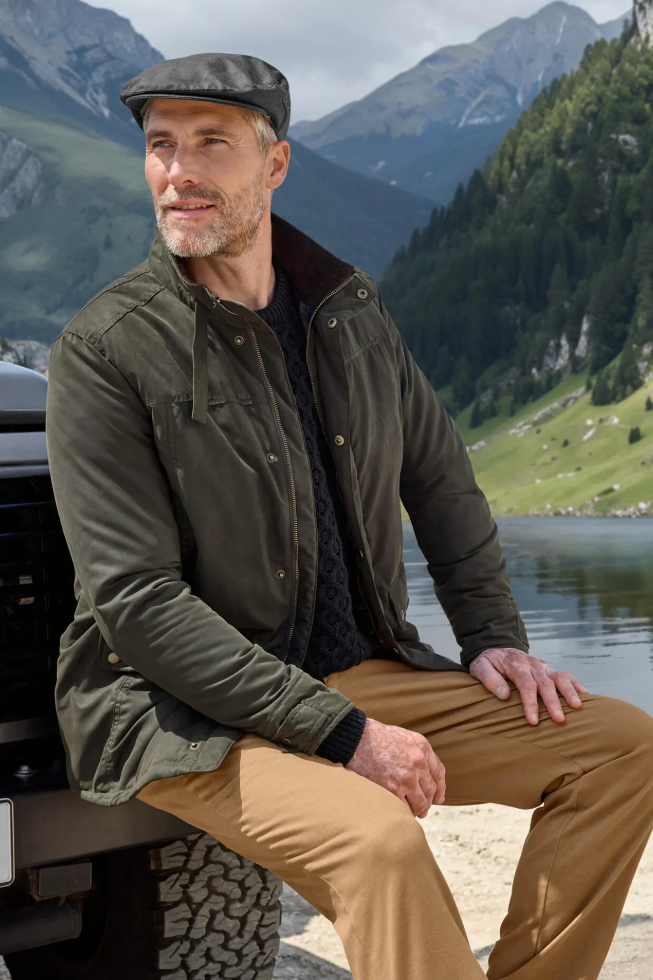 Oilskin-Outdoorjacke