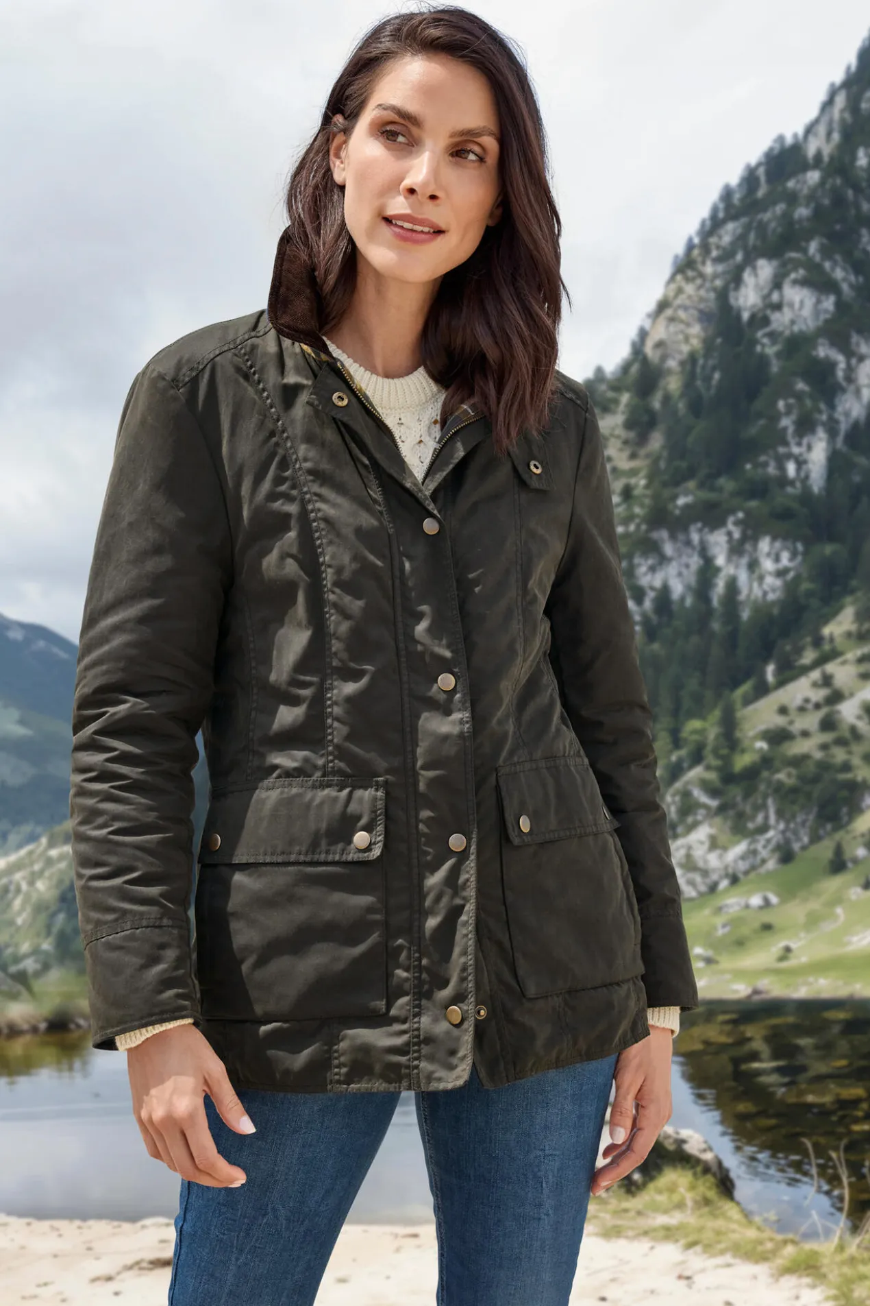 Oilskin-Outdoorjacke