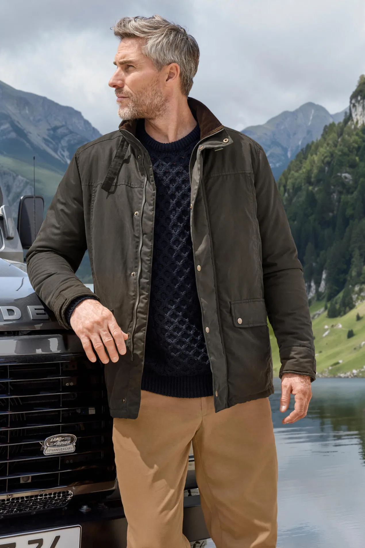 Oilskin-Outdoorjacke