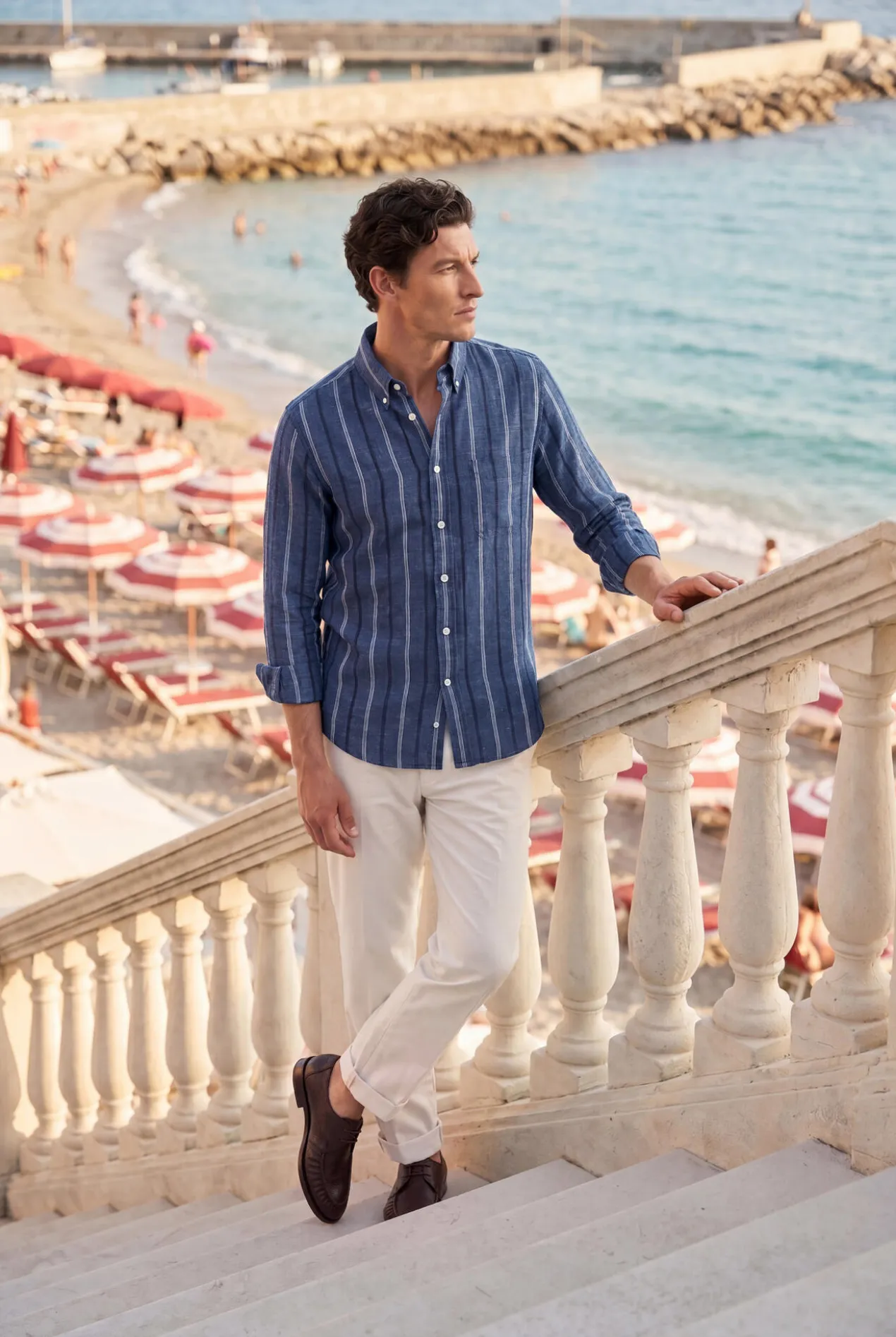 OMTC Hanf-Chambray-Hemd