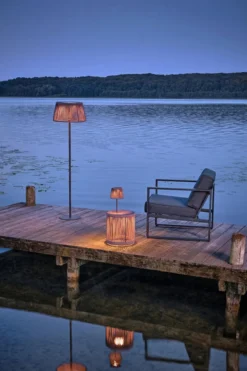 Outdoor Solar-Stehleuchte, LED-Outdoor-Tisch oder -Tischleuchte