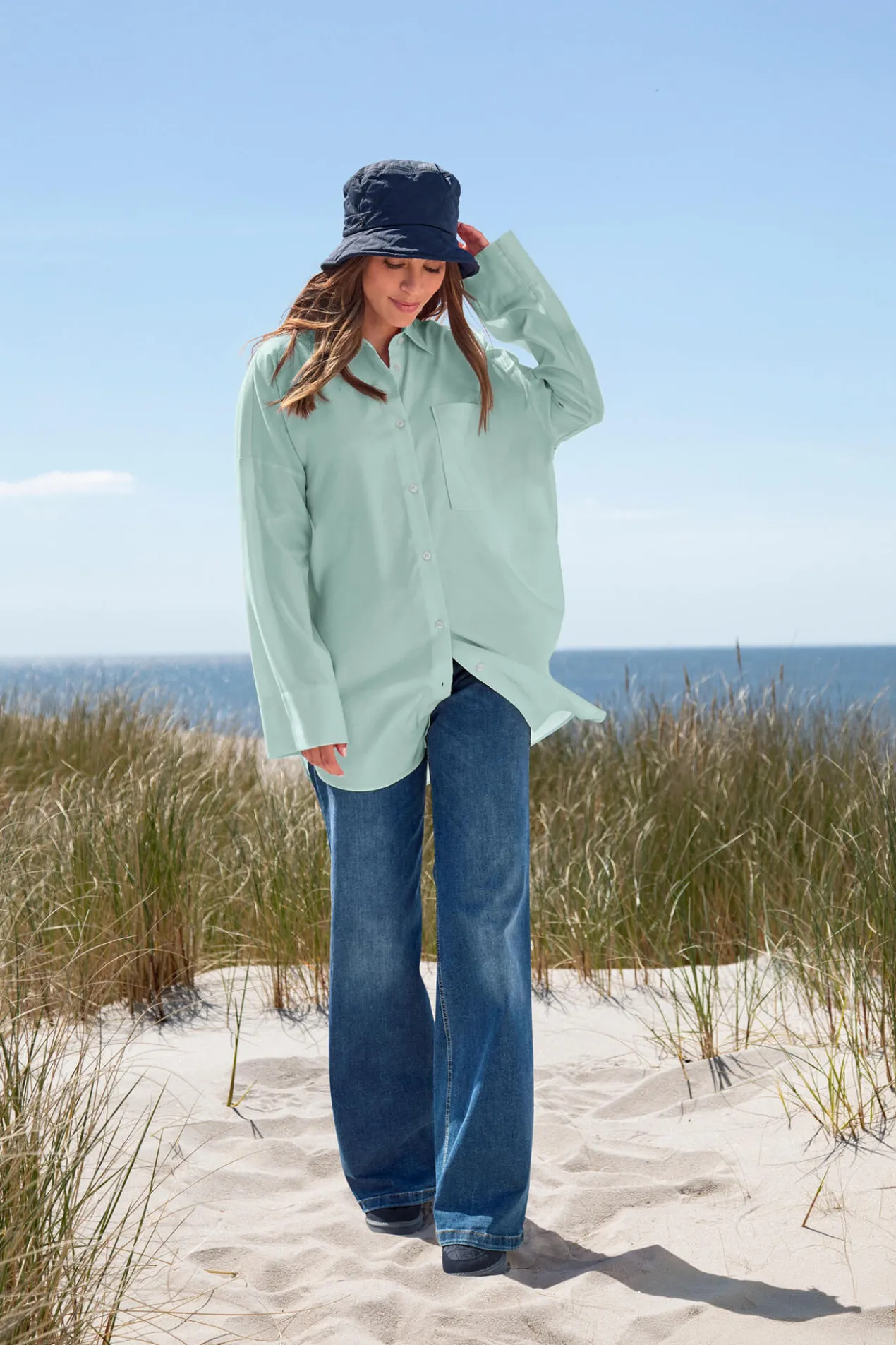 Oversize-Winterbluse