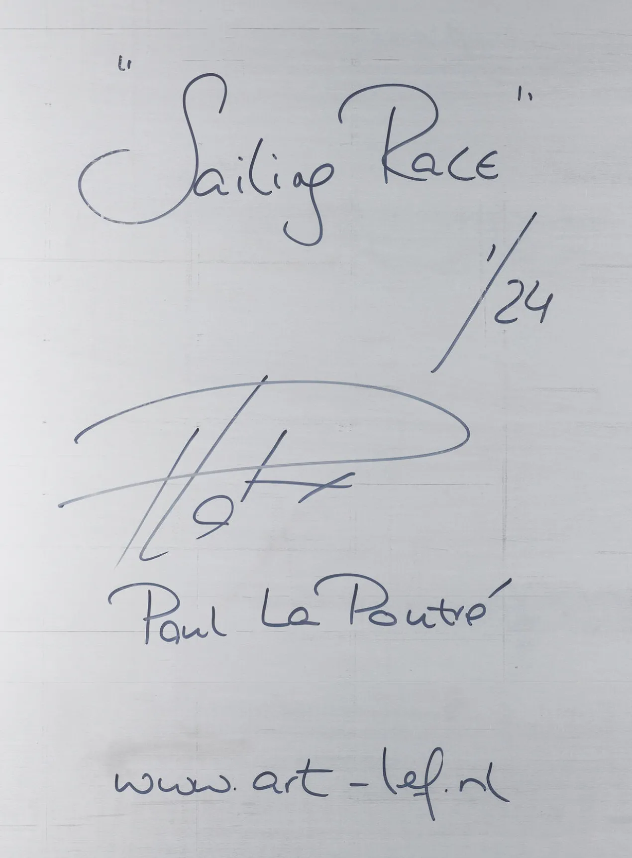 Paul La Poutré – Sailing Race