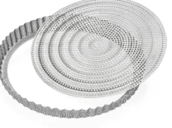 Perforierte Edelstahl-Backformen