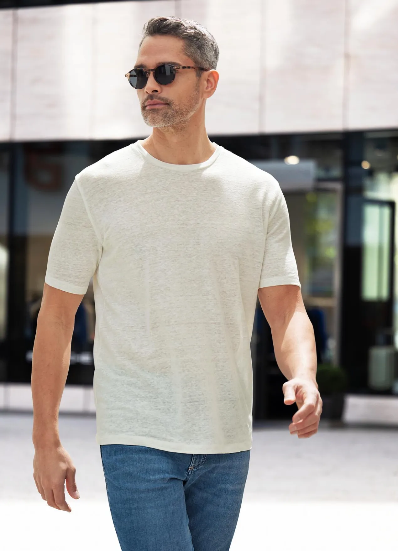 Phil Petter Edel-Leinen-Shirt