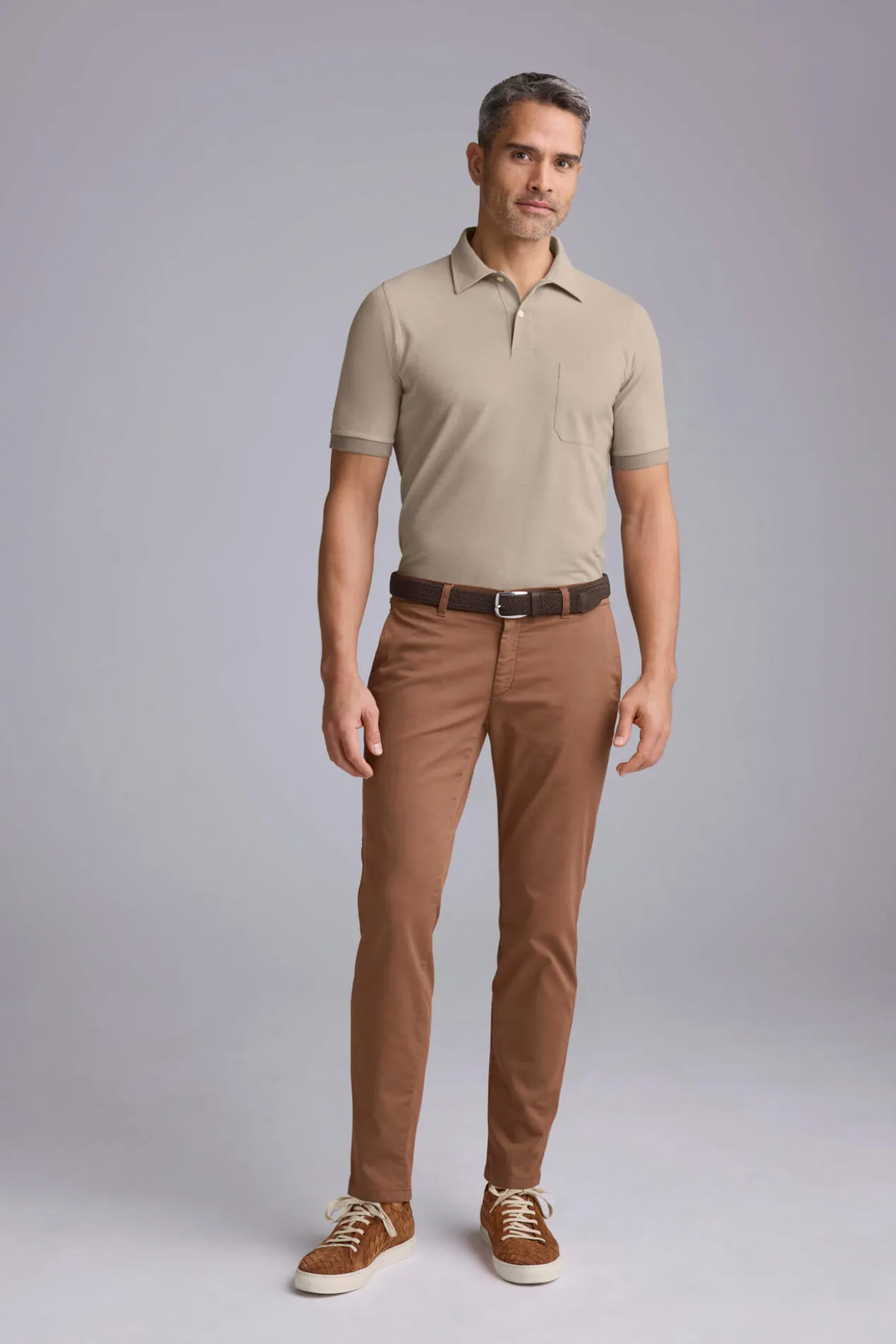 Pima-Cotton Melange-Polo