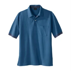 Pima-Cotton Melange-Polo