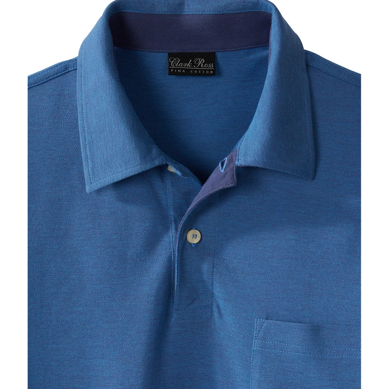 Pima-Cotton Melange-Polo